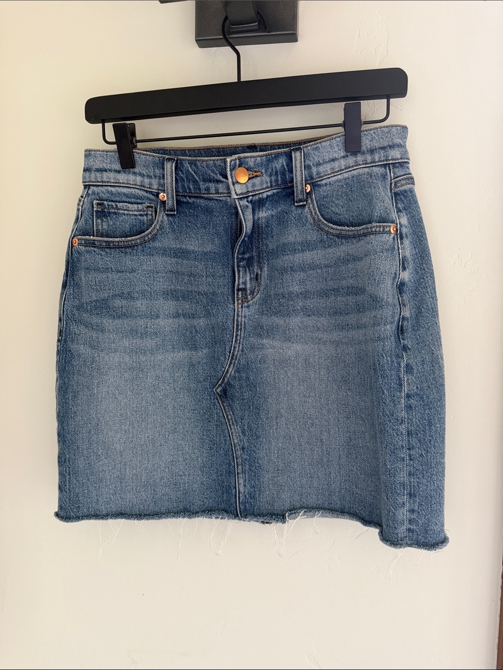 Classic Blue Denim Mini Skirt